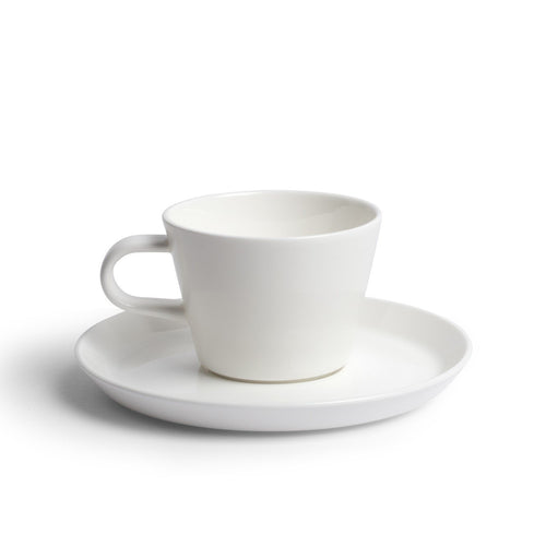 ACME - FLAT CUP TASSE PORCELAINE 150ML GRIS x6 - Delidrinks