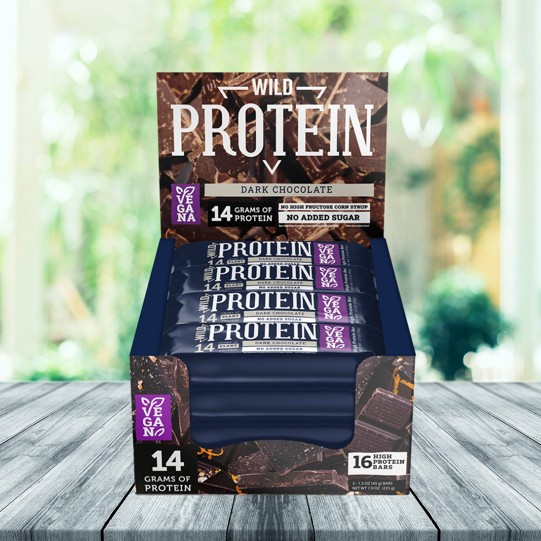 Wild Protein Plant Based Dark Chocolate - THE WILD PROTEIN product image