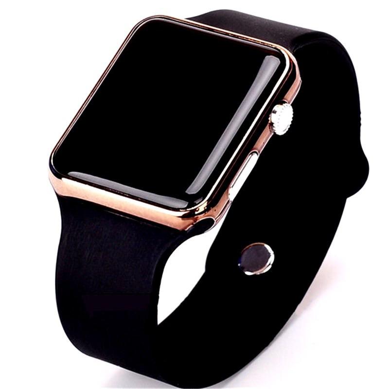 gold led watch