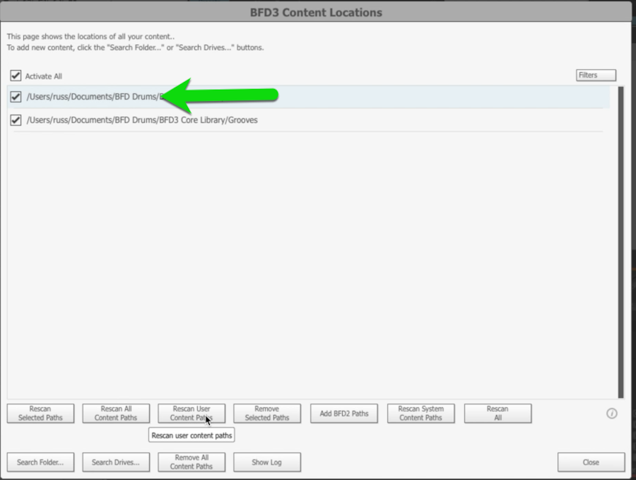 BFD3 Content location