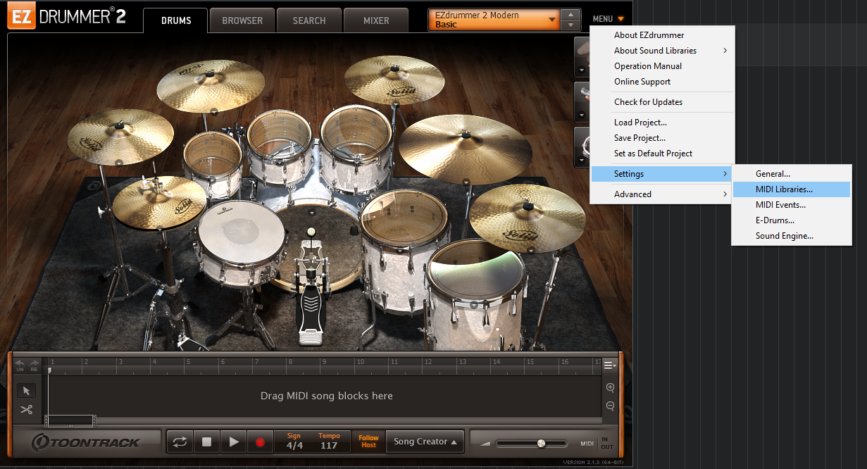 Midi Library S