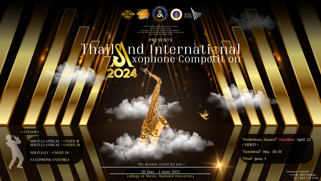 Thailand International Saxophone Competition 2024