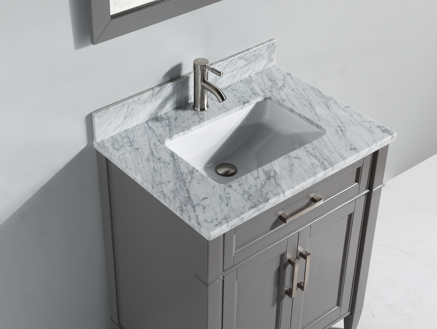 Sydney 30 Single Sink Bathroom Vanity Set With Sink And Mirror Millcreek Bath And Kitchen