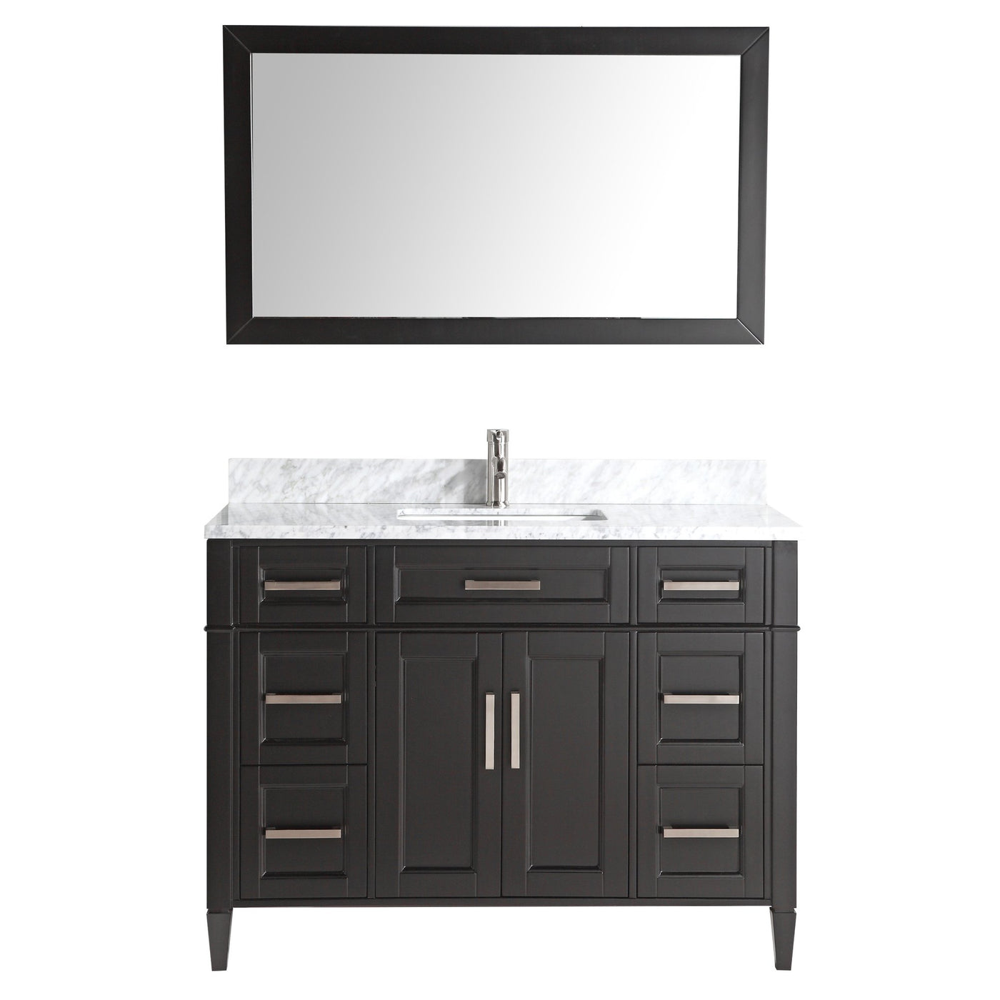 Sydney 60 Single Sink Bathroom Vanity Set With Sink And Mirror Millcreek Bath And Kitchen