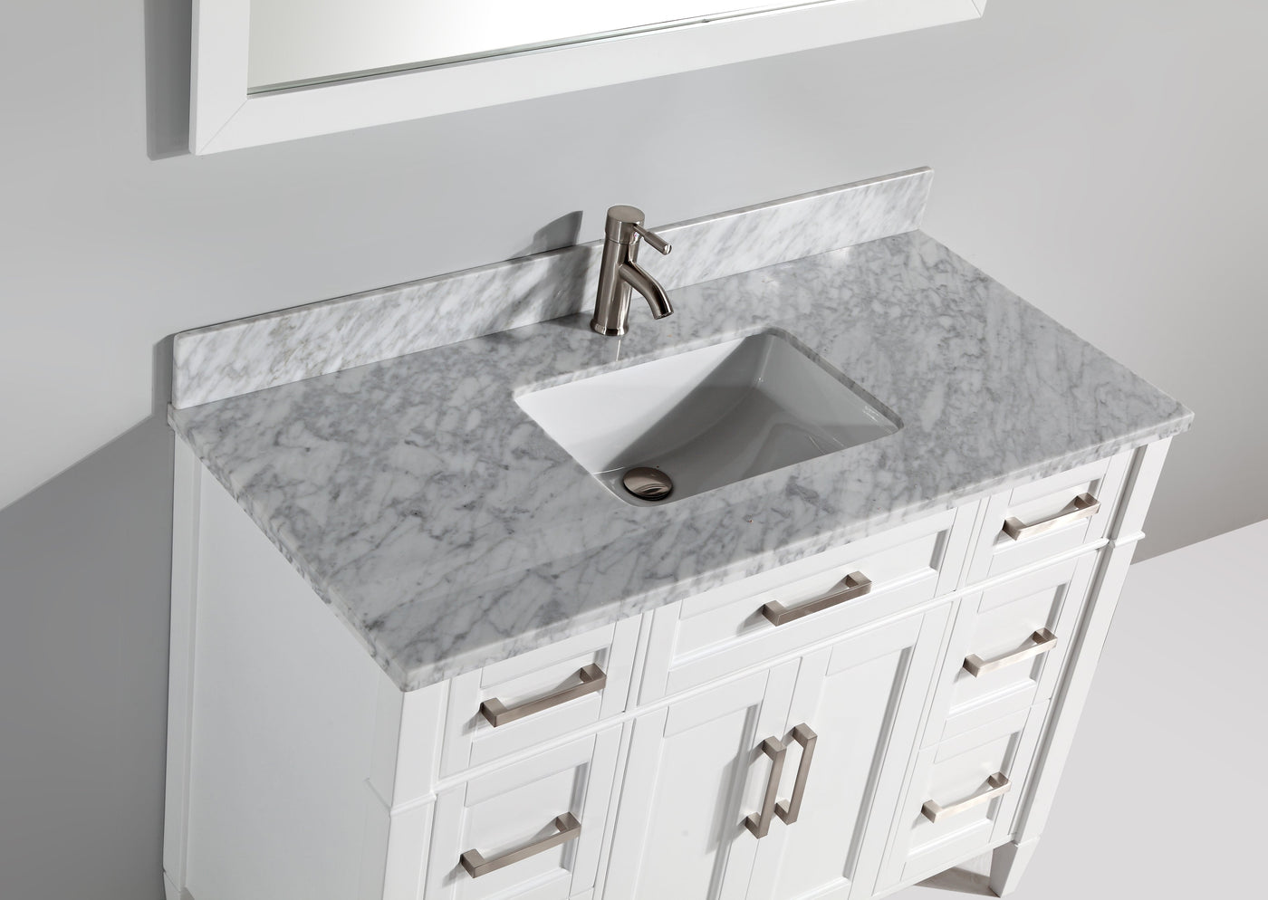 Sydney 60 Single Sink Bathroom Vanity Set With Sink And Mirror Millcreek Bath And Kitchen