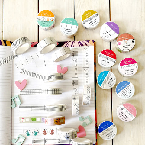 We Read!: DIY: Washi Tape Letter {and key covers}