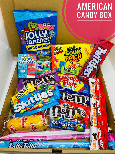 free american candy box