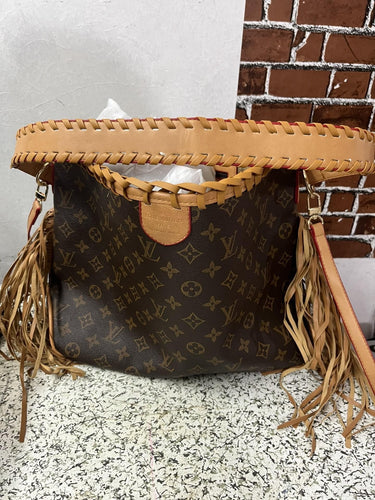 Louis Vuitton fringe western neverfull mm