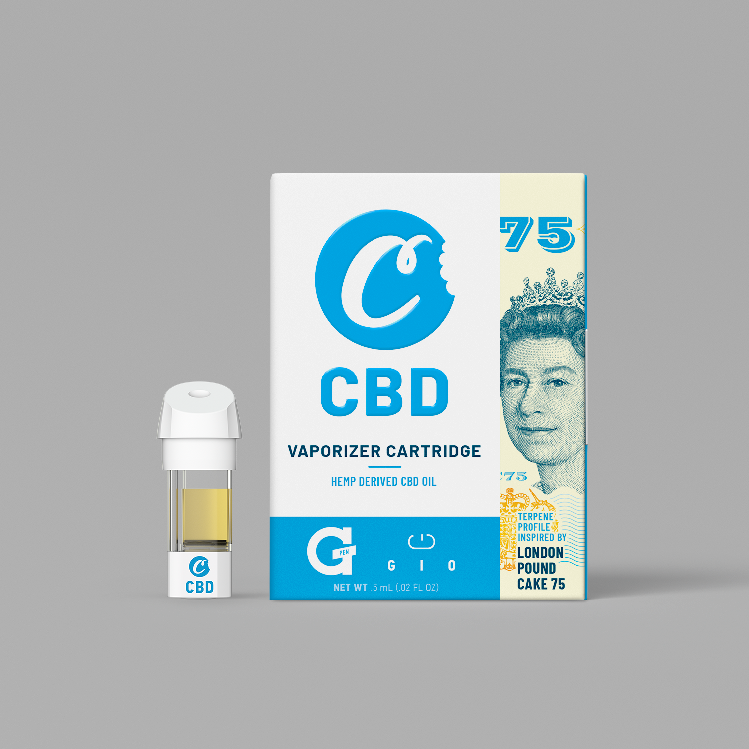 Cookies Cbd G Pen Gio Vape Cartridge London Pound Cake 75