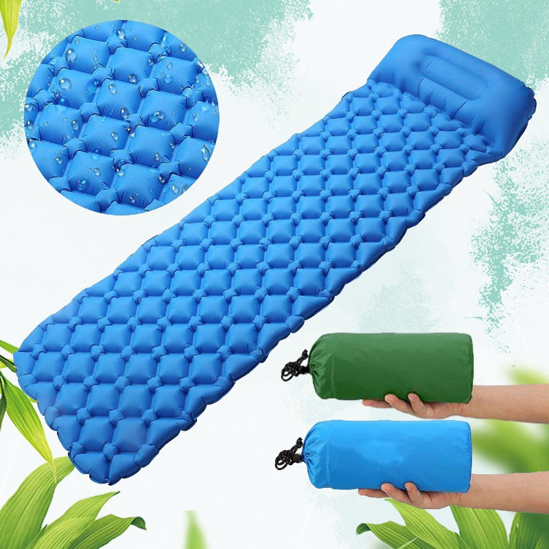 inflatable sleeping pad camping