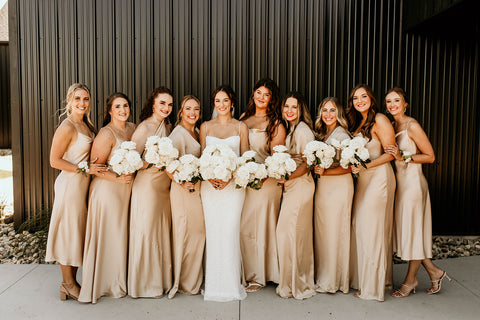 Stunning White Rose Wedding Bouquet at The Pines Venue in Davenport, ND - Perfect for Your Dream Wedding