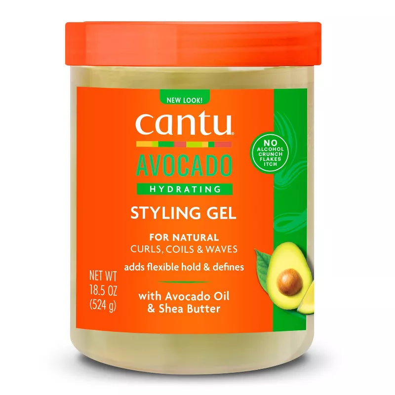 Cantu Avocado Hydrating Styling Gel, 18.5 Oz