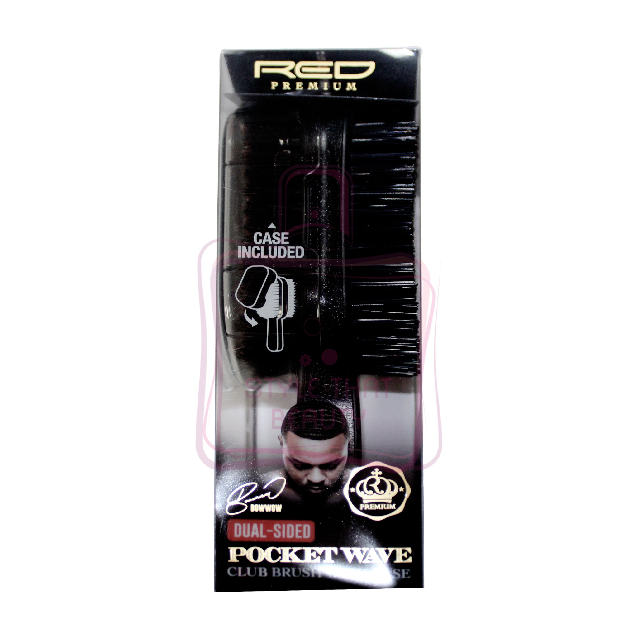 Kiss Pocket Wave Club Brush With Case - Men – Style that beauty inc