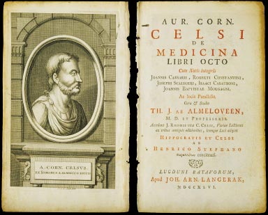 Livre médical romain cuivre