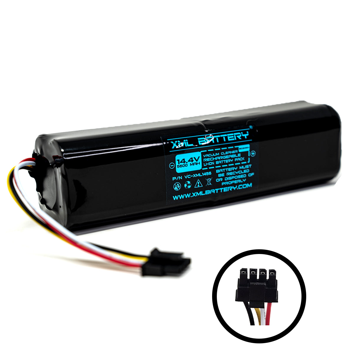 14.4v 5600mAh Rechargeable Lithium-ion Battery Replacement for Vacuum Cleaner