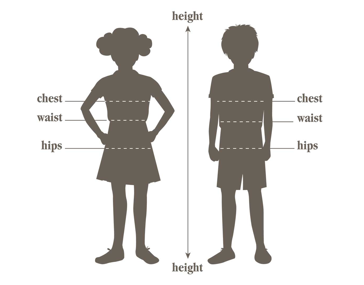 Size Chart, How to Measure for correct fit