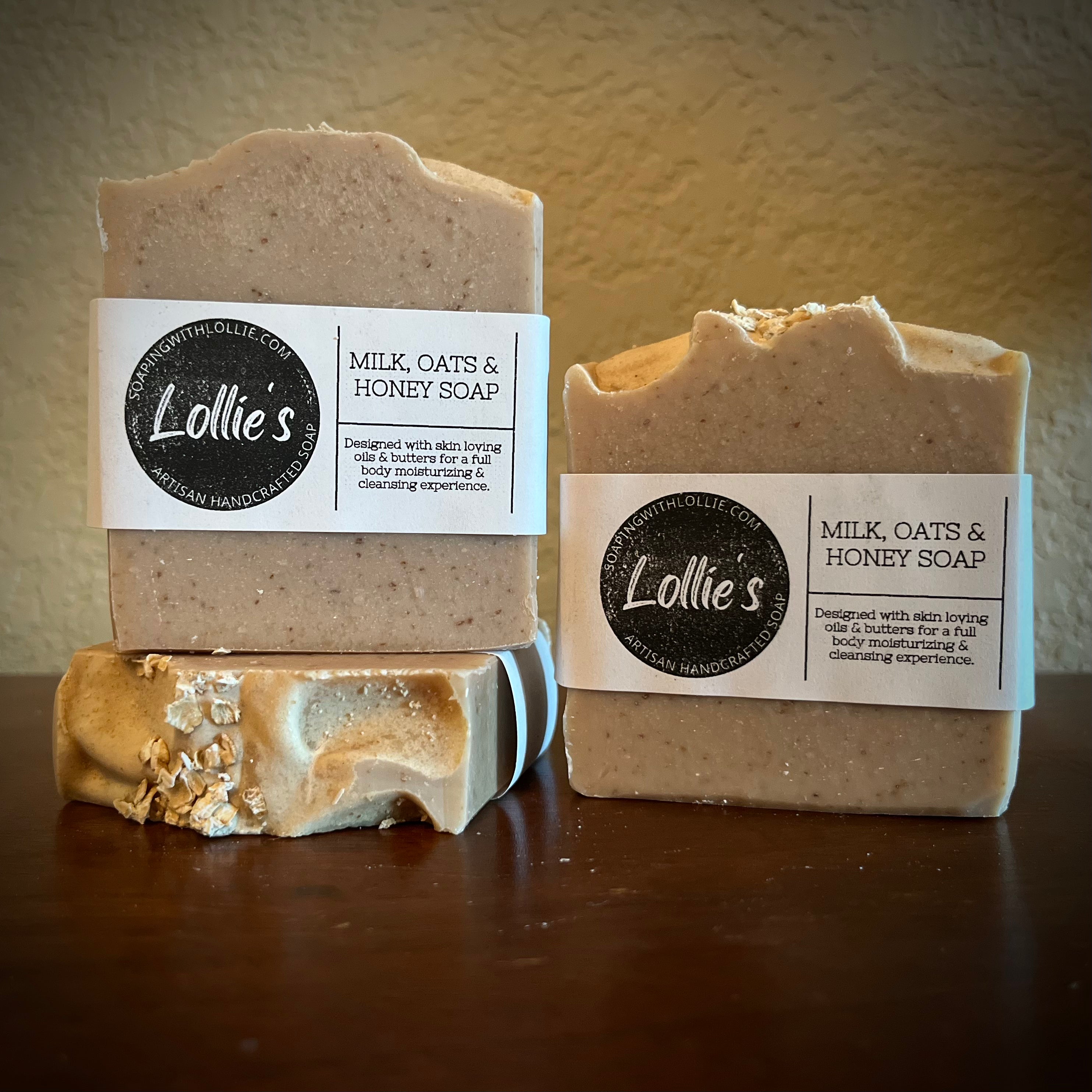 Milk, Honey & Oats Cold Process Soap