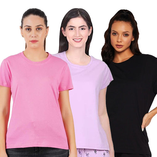 Buy Stylish Half Sleeves Cotton T-Shirt For Women at Best Price in  Bangladesh