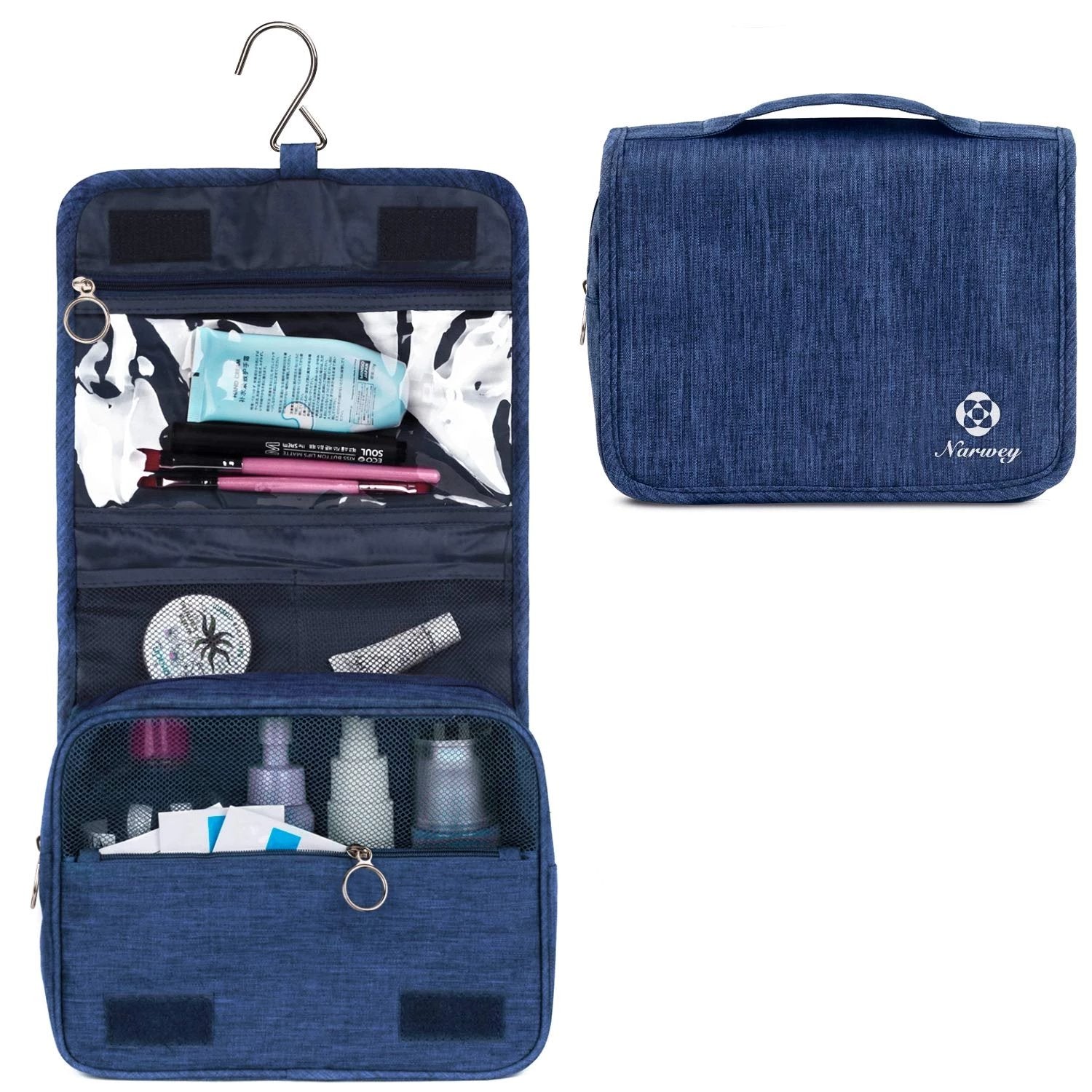 Best Narwey 5013 Toiletry Bag Waterproof Cosmetic Makeup Organizer For ...