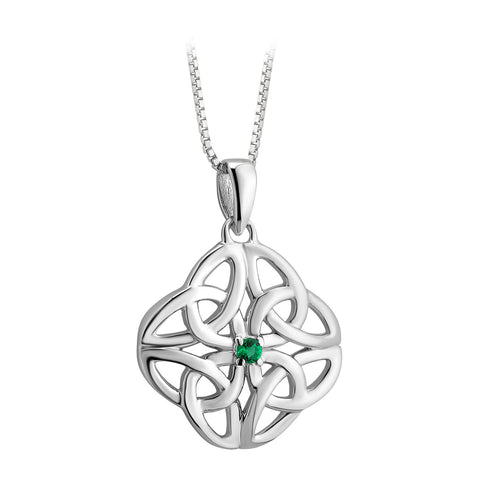 Sterling Silver Dara Knot Necklace