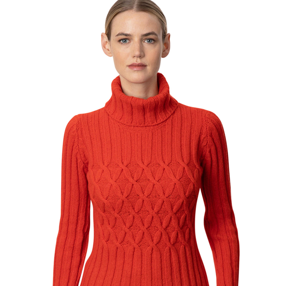 Triona Design | Ribbed Polo Neck Sweater