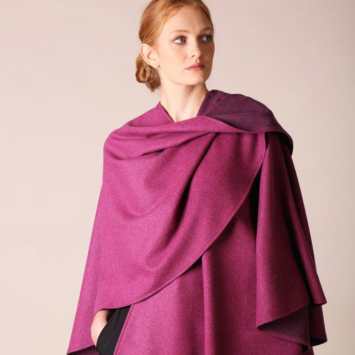Wool Capes | Tweed Capes, Shawl Wraps & Ponchos | Triona – Triona Design