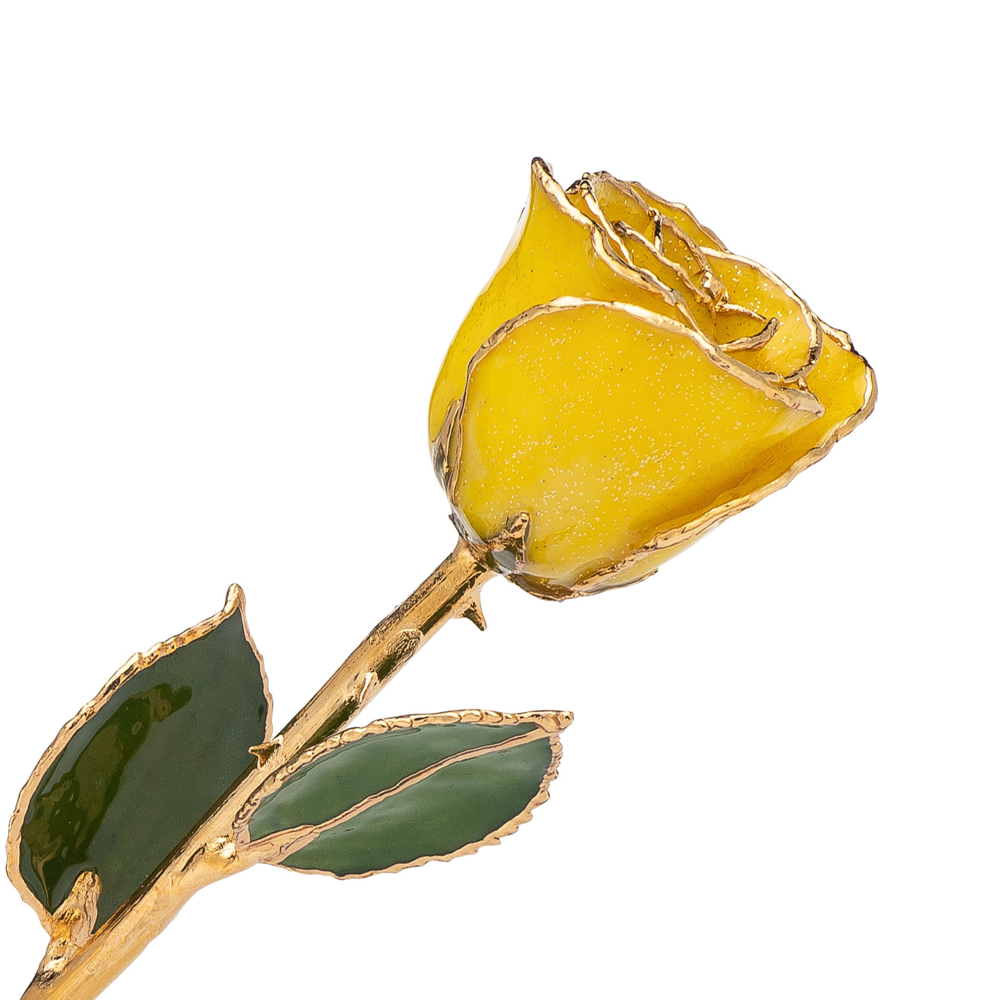 24K Gold Forever Rose - Yellow Sparkle - The Forever Rose