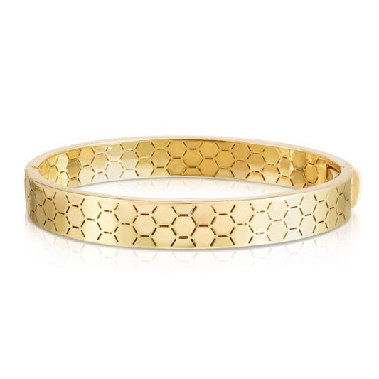 Gemstone Yellow Gold + Silver Hook + Circle Bangle Bracelet – B.T. ODonnell  Goldsmith Jeweler