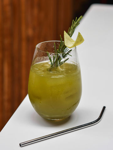 Basil Rosemary Shrub