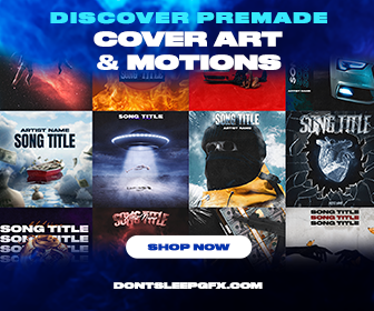 premade music cover art and motions