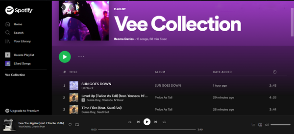 spotify playlist collection 