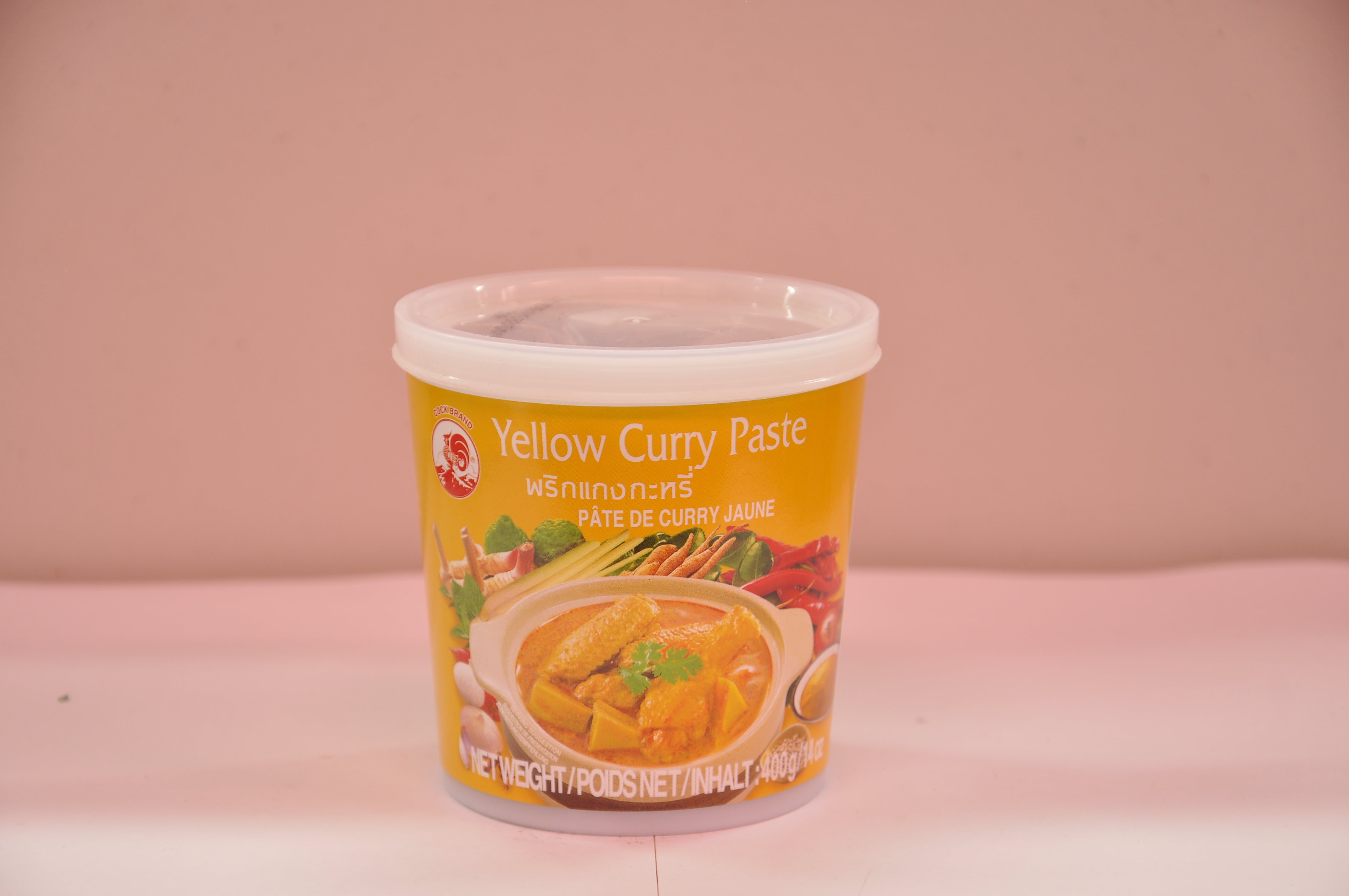 Pâte de Curry Jaune 400g - Cock Brand