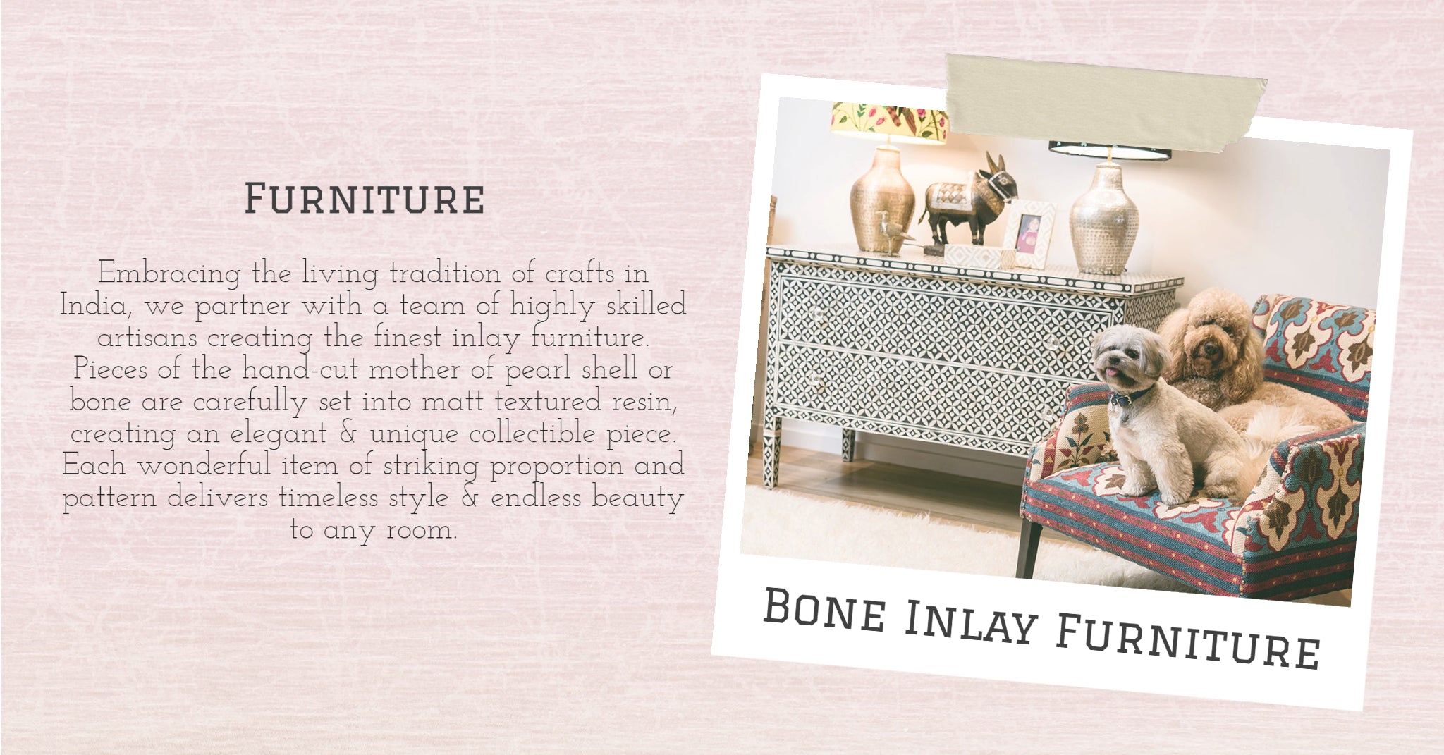 All Bone Inlay Furniture