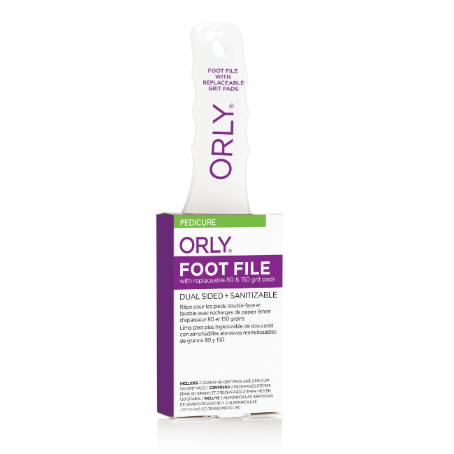 FOOT FILE W/2 REFILL PADS OF EA GRIT LEVEL