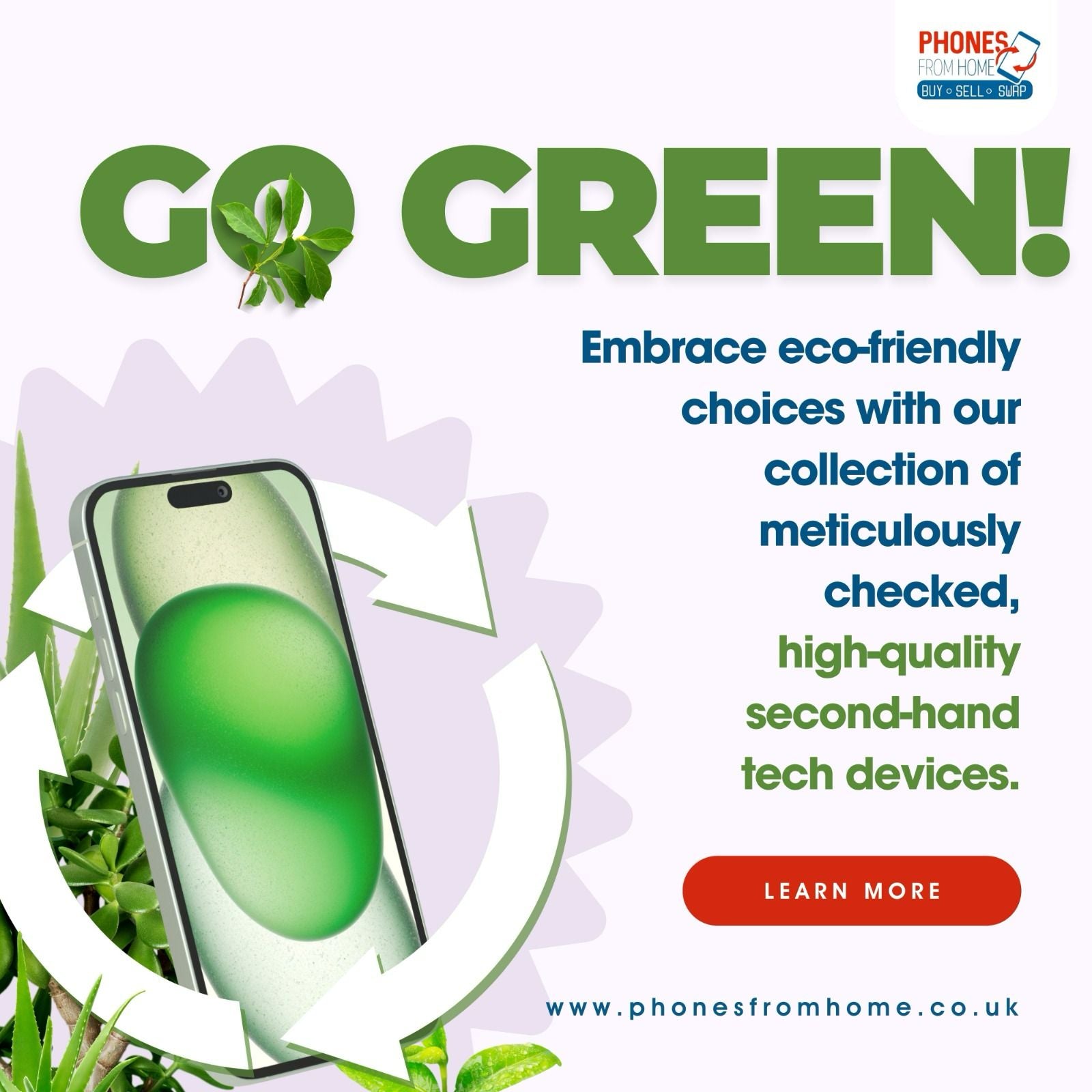 sustainable mobile phone service in UK