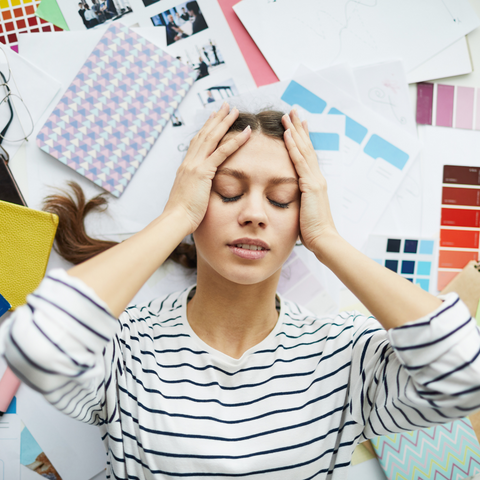 Signs of increased cortisol levels and stress