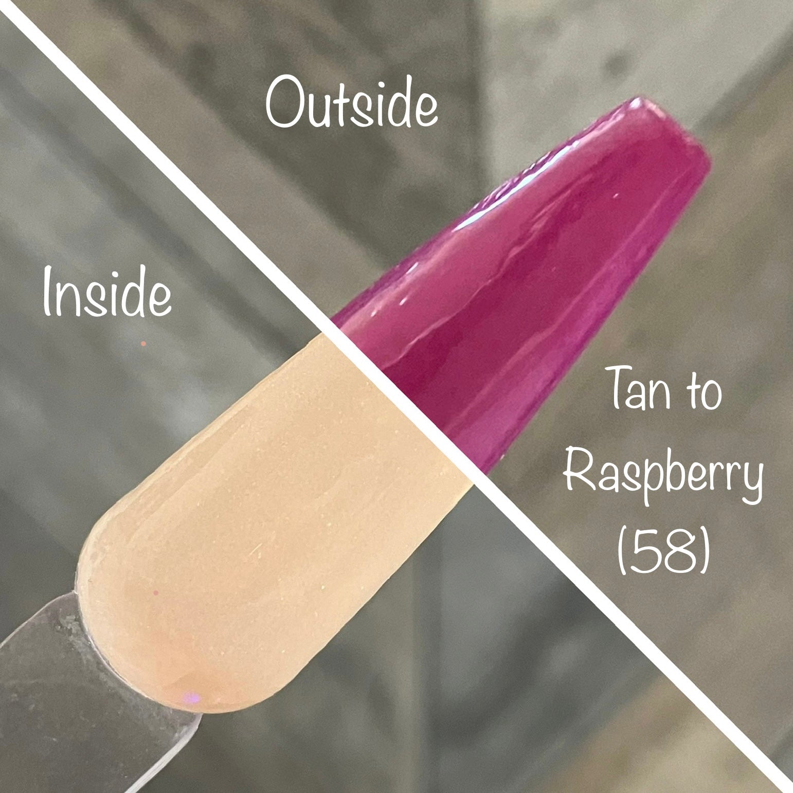 Tan to Raspberry (58)