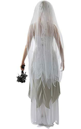 Orion Costumes Womens Ghostly Bride Wedding Dress Halloween Fancy Dres