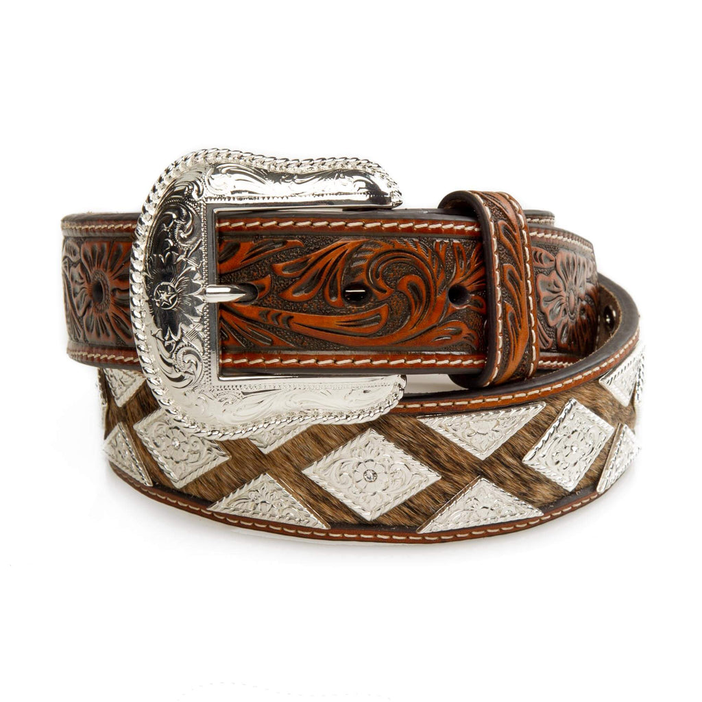 Nocona Western Belt Mens Rhinestones Hair N2442148