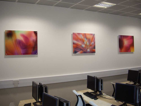 modern perspex artwork for training room