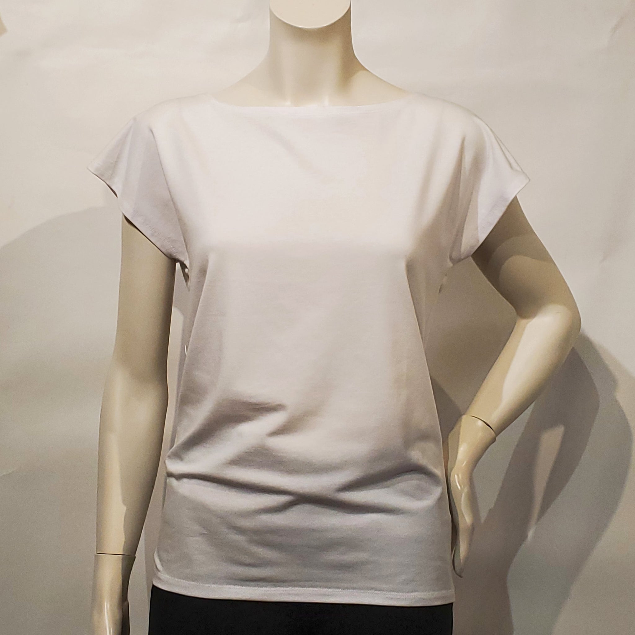 boat neck cap sleeve