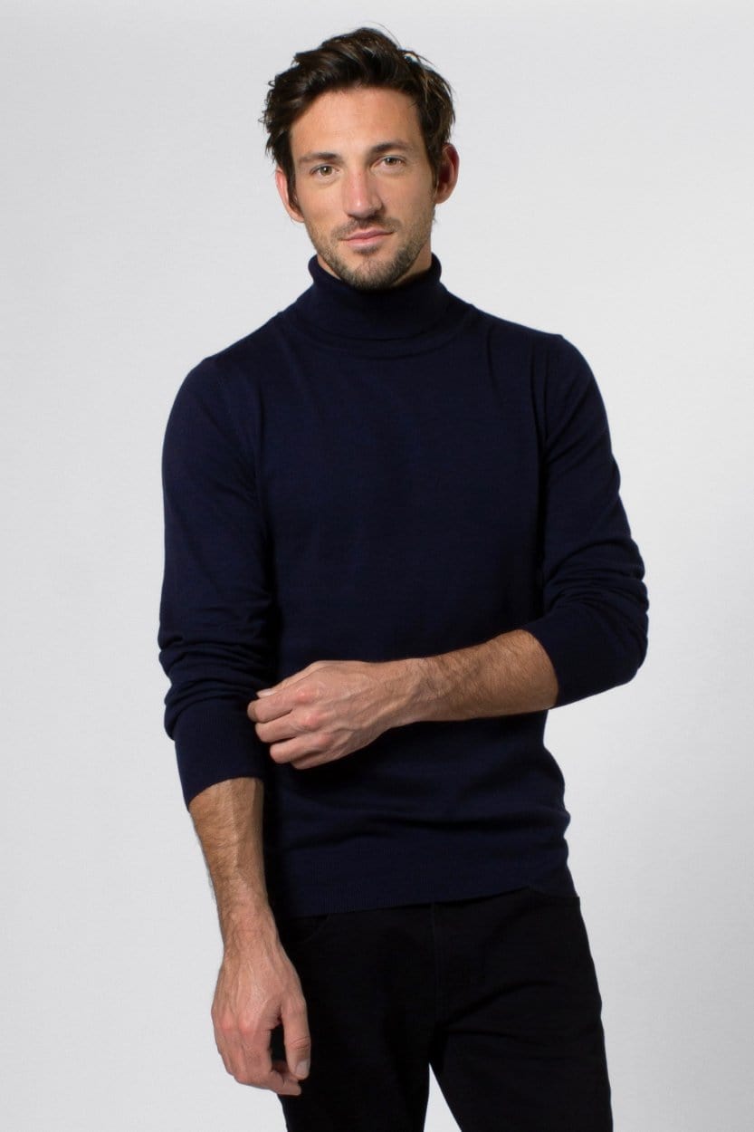 Turtle Neck Thomas Extra Donkerblauw 1