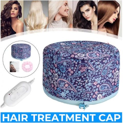 Skincare Lovers Gift Electric Hair Cap Hat Salon Spa Steamer Hair Thermal Treatment