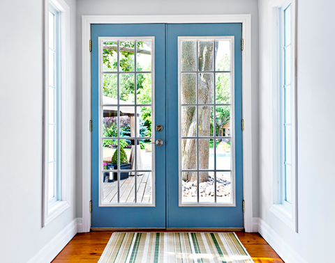 deck design ideas #4 - French doors to deck 