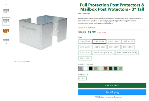 Full Protection Display - Buy With Prime