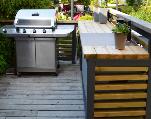 Deck and barbecue - Small kitchen on the deck 