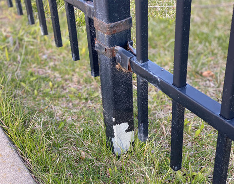 Unprotected fence 