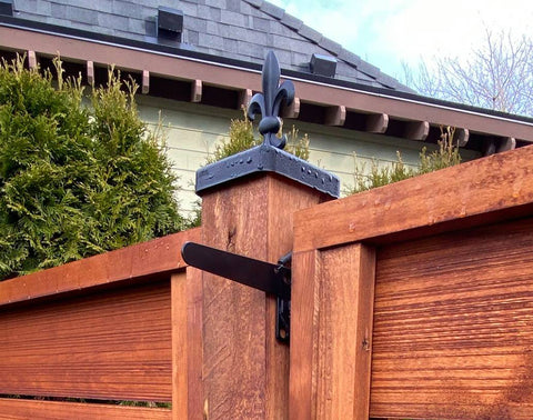 Wooden Fence Post Caps - Wood Deck Post Tops