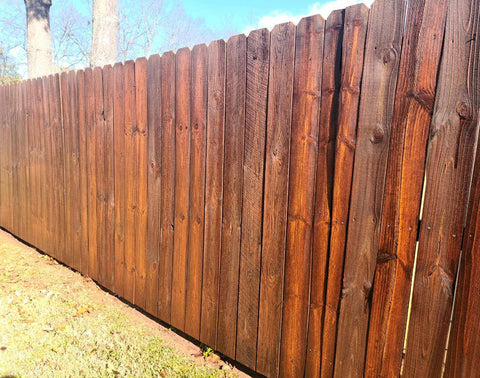 Stained Fence 