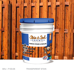 Stain & Seal Experts Fence Stain - Transparent 